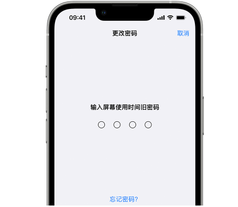 龙泉iPhone屏幕维修分享iPhone屏幕使用时间密码忘记了怎么办 