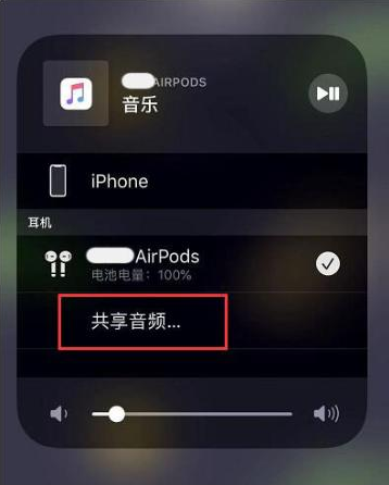 龙泉苹果14音频维修点分享iPhone14音频共享设置方法 