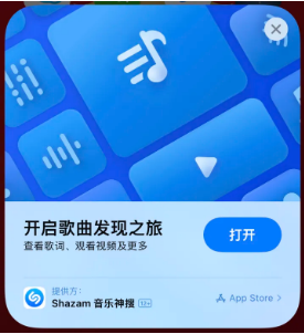 龙泉苹果14维修站分享iPhone14音乐识别功能使用方法 