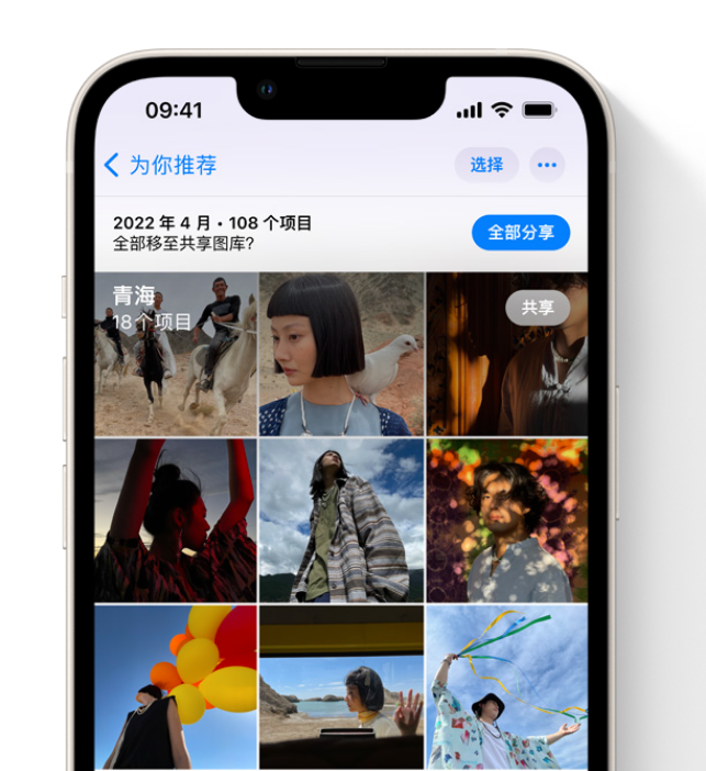 龙泉苹果维修网点分享在 iPhone 上使用共享图库 