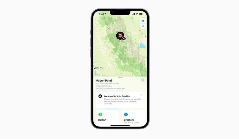 龙泉苹果14维修分享iPhone14系列中 FindMy功能通过卫星分享位置方法教程 