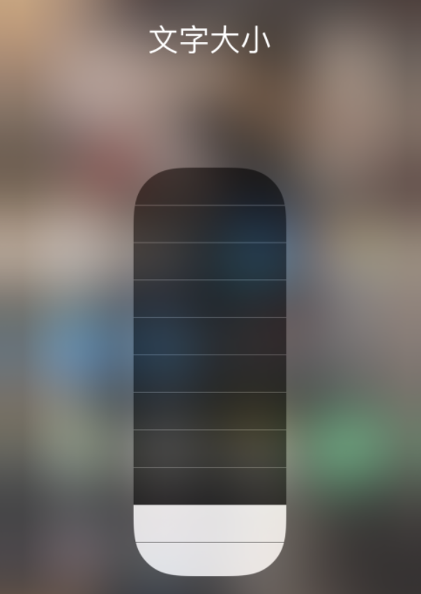 龙泉苹果手机维修分享小技巧：在 iPhone 控制中心快速调节字体大小 